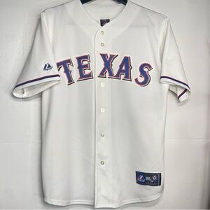 Majestic Texas Rangers Josh Hamilton 32 Jersey Mens Large Genuine Merchandise